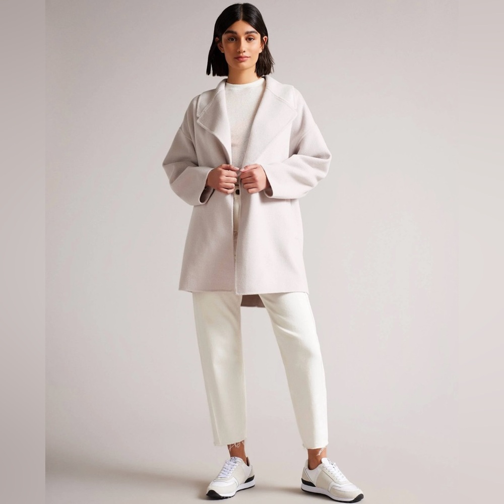 Ted Baker Caysa Cocoon Coat With Oversized Collar